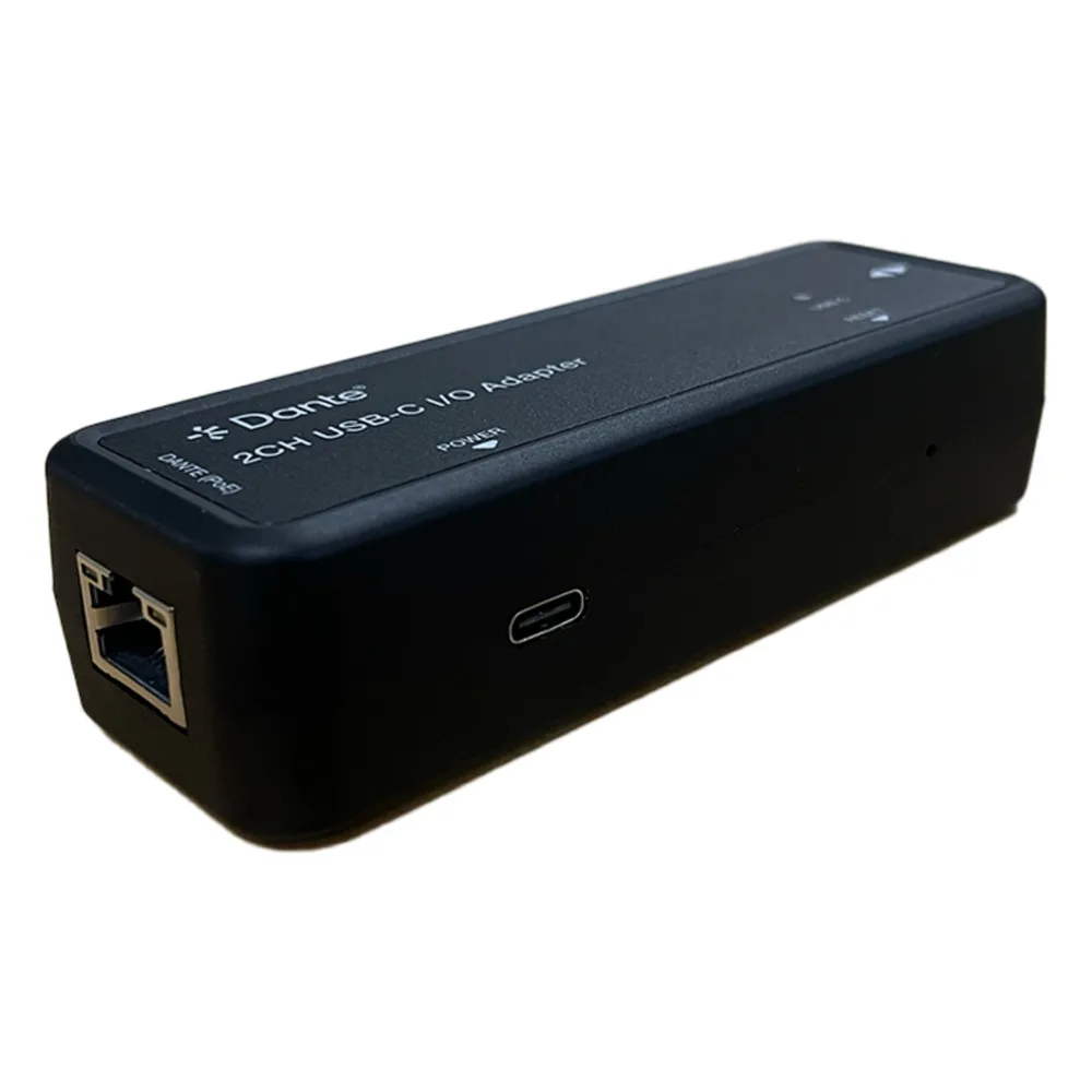 Extensor de Audio Dante® 2CH USB-C I/O Adapter | HDMI 1.4 | 4K@30Hz | Audio 7.1CH HD | USB-C | PoE | Dante® Controller | Latencia Configurable 1-5ms | ESD Protección IEC 61000-4-2 – vista 2