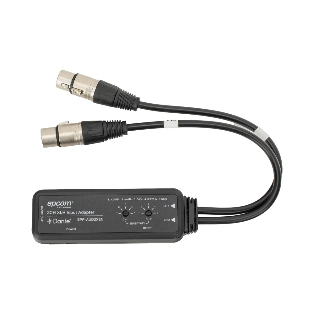 Extensor de Audio Dante® | 2CH XLR Input Adapter | Entrada XLR Balanceada/No Balanceada 2 Canales | Salida Digital Dante® 2CH | Latencia Configurable 1, 2 o 5 ms | Ancho de Banda 100M | Compatible con HDMI 1.4 | Protección ESD IEC 61000-4-2 – vista 7