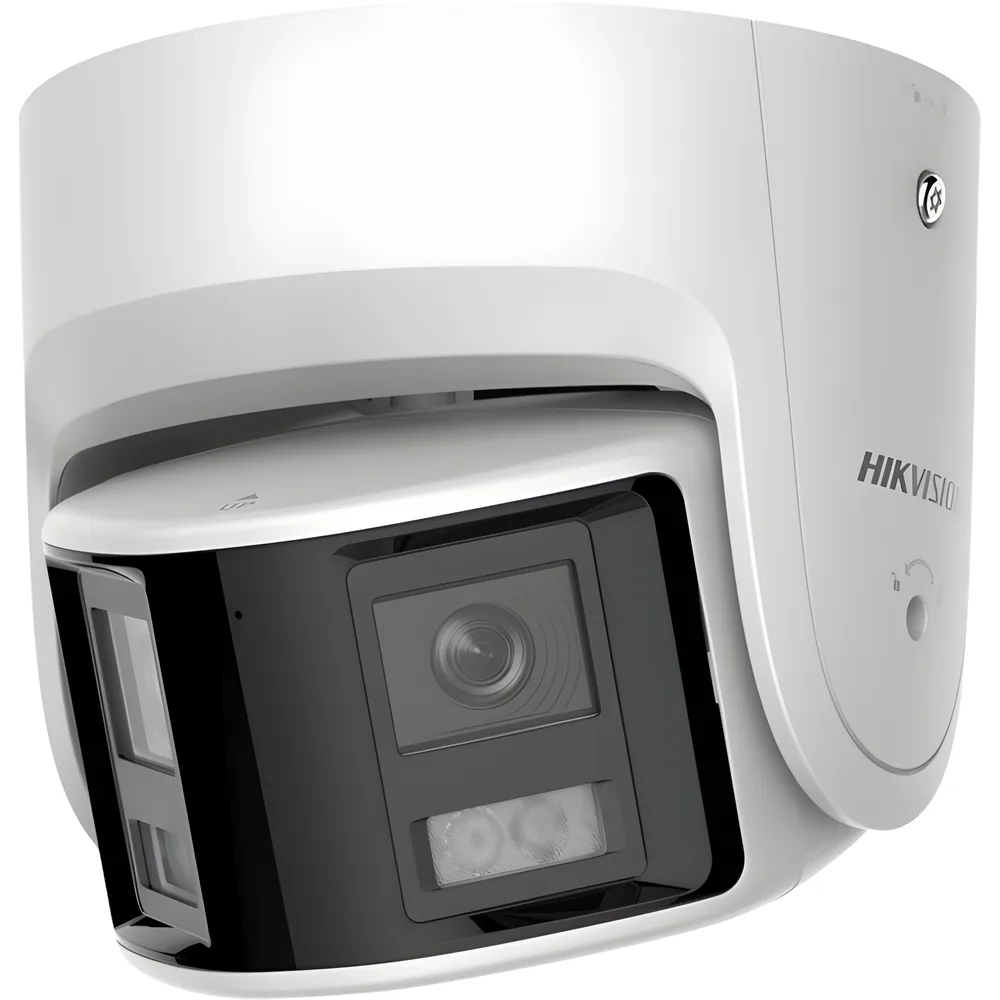 [FlexVu] [PROTECCIÓN ACTIVA] Turret IP 4 Megapixel / 2 Lentes de 2.8 mm (Imagen Panorámica 180°) / 30 mts IR / Exterior IP67 / Luz Intermitente y Alerta de Audio / Audio Bidireccional / ACUSENSE / WDR 120 dB / Micro SD – vista 3