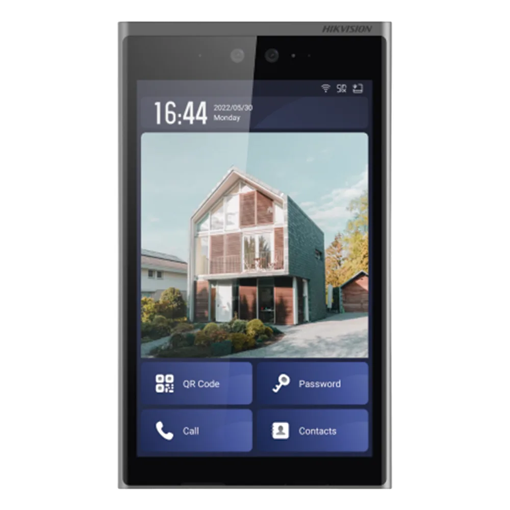 Frente de Calle IP 2 Megapixel (1080p) / Multiapartamento / Pantalla 10.1" Touch Screen / Reconocimiento Facial / Android / IP65 / IK07 / Soporta Modulo de Botones y Huella (por Separado)