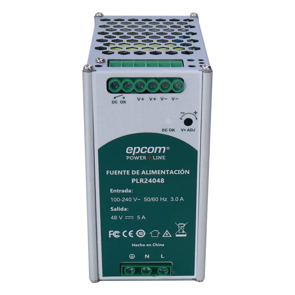 FUENTE DE ALIMENTACION 48 VCC / DIN RIEL / 5 AMPERES / 240 W