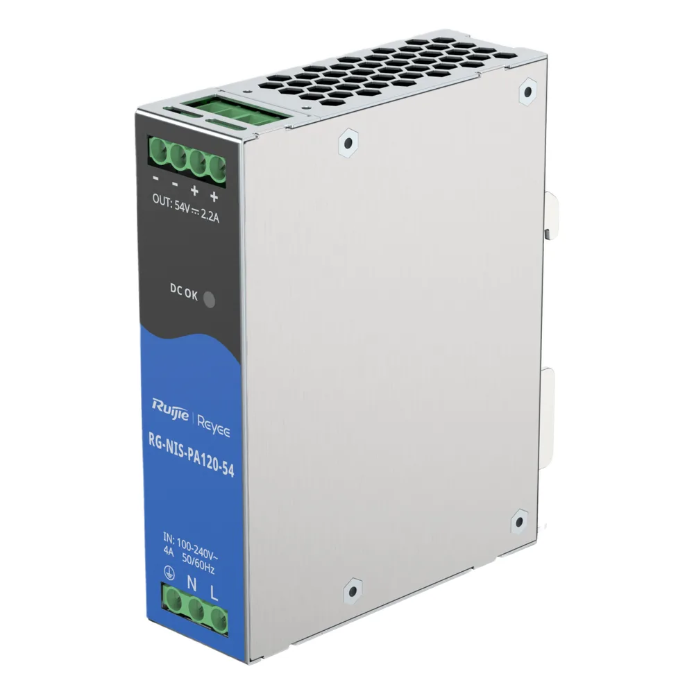 Fuente de Alimentación AC/DC 120W DIN-RAIL para Switch Industrial