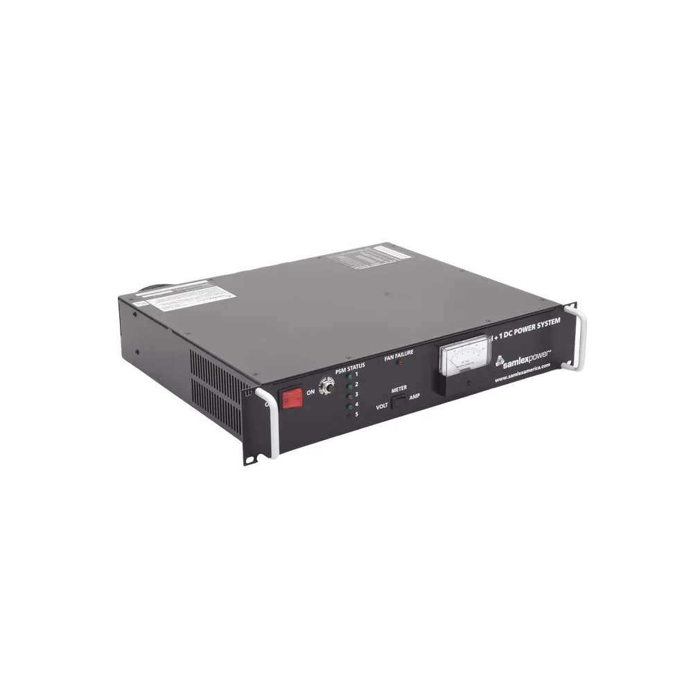 Fuente de poder 13.8V, 80A, conmutada para instalación en rack – vista 4