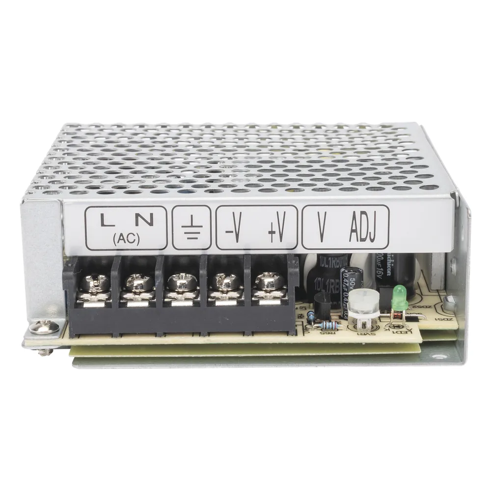 Fuente de poder industrial conmutada / 50W / 12Vcc / 4.2A / Entrada: 100-240Vca / Montaje en chasis – vista 2
