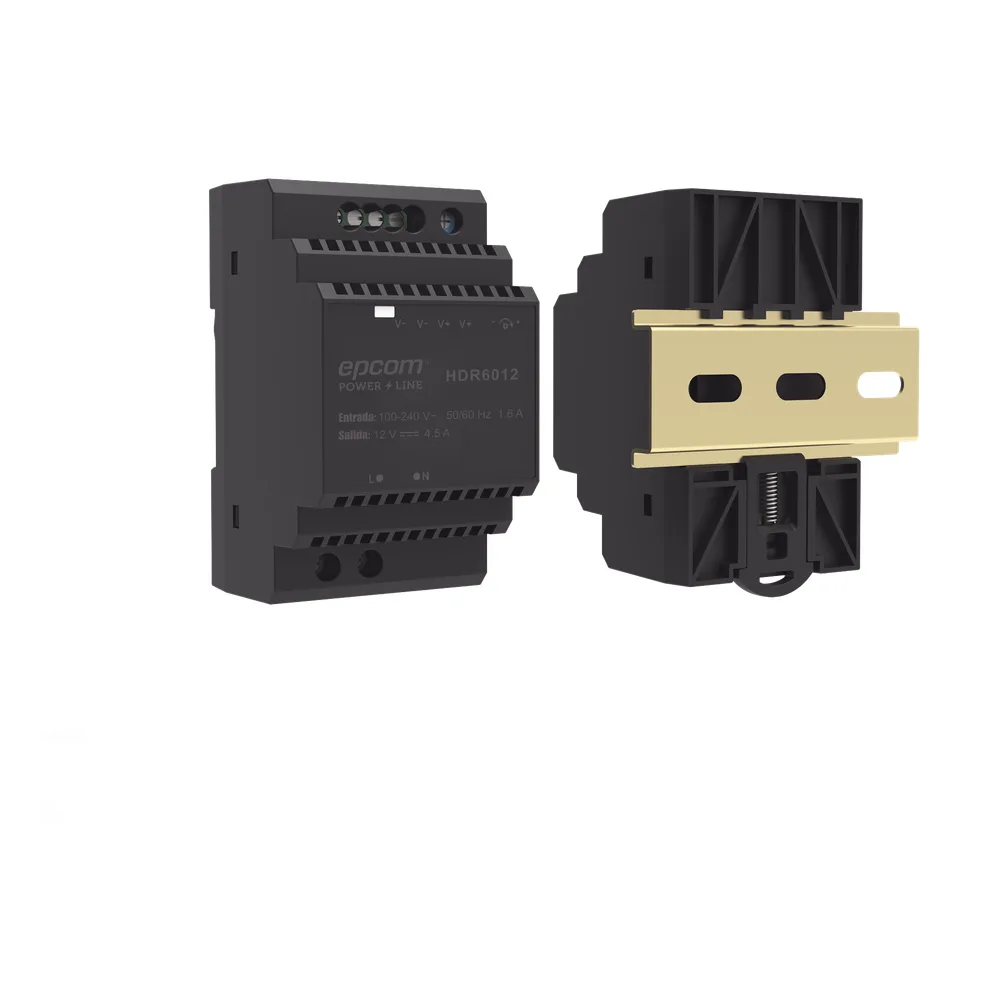 Fuente de Poder Industrial Entrada: 100-240 Vca / Salida: 15 Vcc/ 4 A/ 60 W/ Riel Din – vista 3
