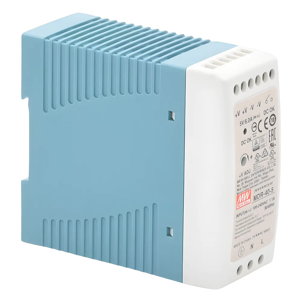 Fuente de poder Industrial Riel Din 5Vcc, 40W – vista 6