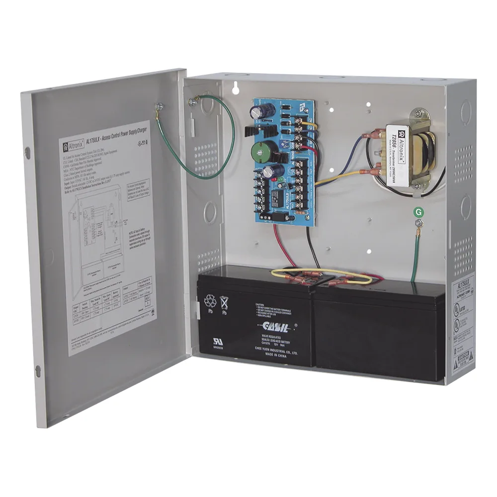 Fuente de poder para control de acceso de 12/24 Vcc @ 1.75 A – vista 2