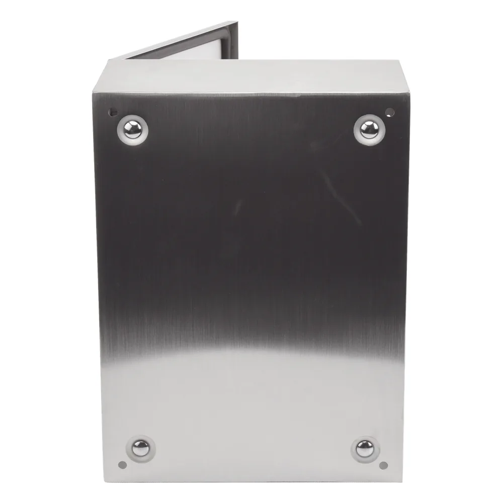 Gabinete de Acero Inoxidable IP66 Uso en Intemperie (300 x 400 x 200 mm) con Placa Interna Galvanizada. – vista 4