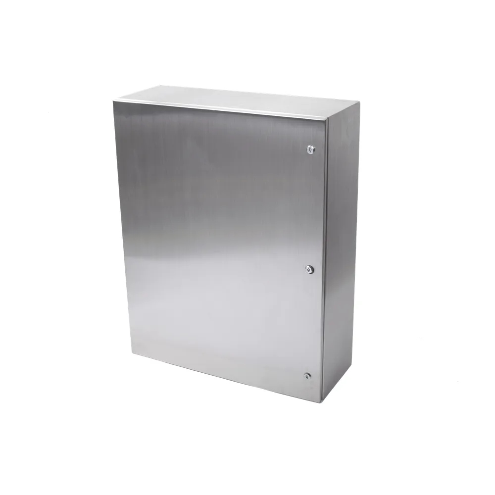 Gabinete de Acero Inoxidable IP66 Uso en Intemperie (800 x 1000 x 300 mm) con Placa Interna Galvanizada. – vista 2