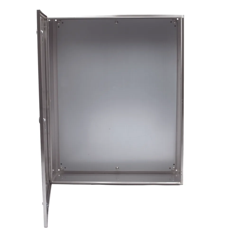 Gabinete de Acero Inoxidable IP66 Uso en Intemperie (800 x 1000 x 300 mm) con Placa Interna Galvanizada. – vista 4