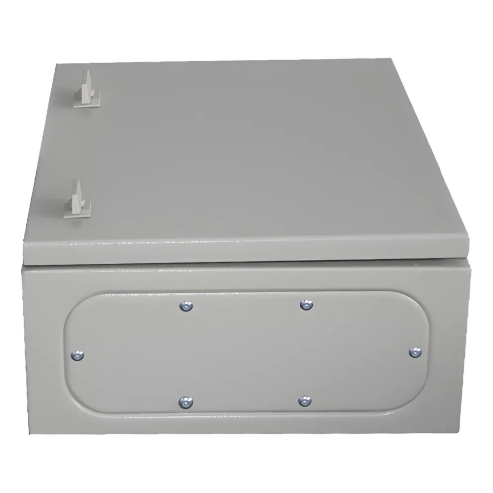 Gabinete de Acero IP66 Uso en Intemperie (500 x 700 x 250 mm) con Placa Trasera Interior Metálica y Compuerta Inferior Atornillable (Incluye Chapa y Llave T). – vista 2