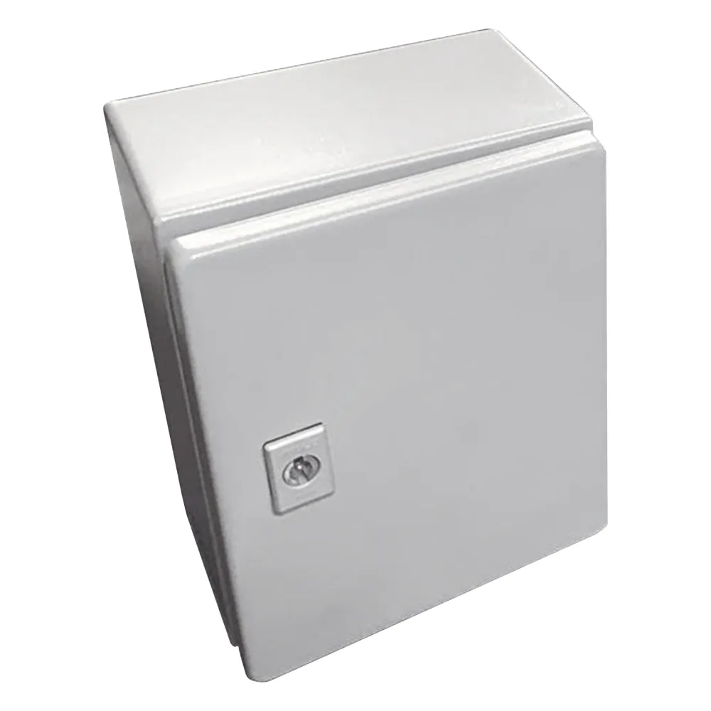 Gabinete de Acero, Nema 4 -IP 66 de 40 x 60 x 25 cm con Platina y certificado UL.