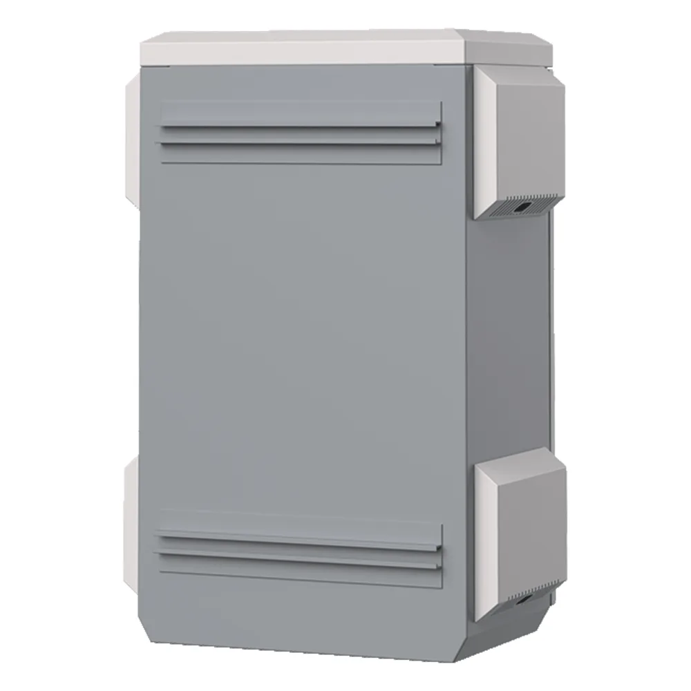 Gabinete de Acero Ventilado para Exterior 680 x 480 x 315 mm con Rieles DIN y 4 Placas Laterales para Montaje de Equipos por Fuera – vista 5
