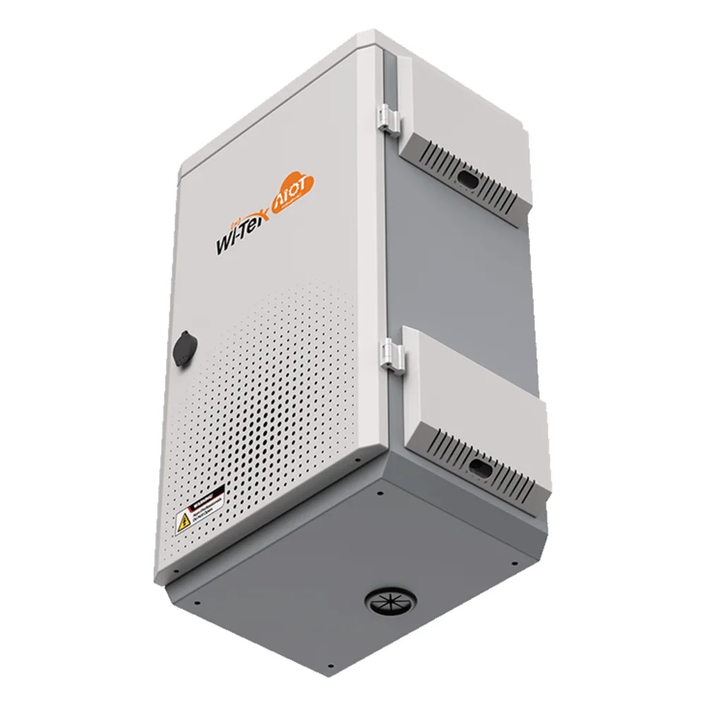 Gabinete de Acero Ventilado para Exterior 680 x 480 x 315 mm con Rieles DIN y 4 Placas Laterales para Montaje de Equipos por Fuera – vista 6