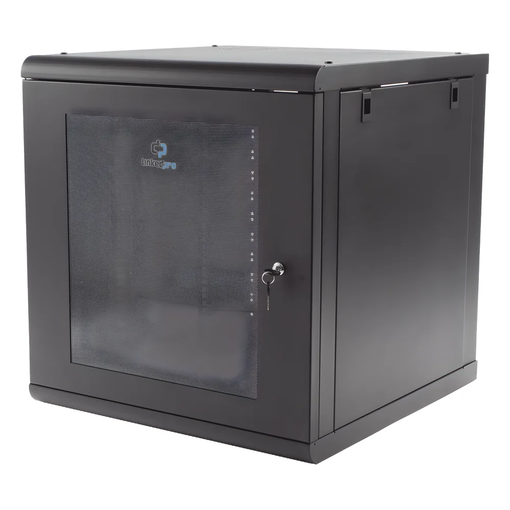 Gabinete de Pared 16U de 635 mm de Profundidad, Rack de 19 in en Acero Reforzado: Compacto y Resistente para Soluciones Profesionales