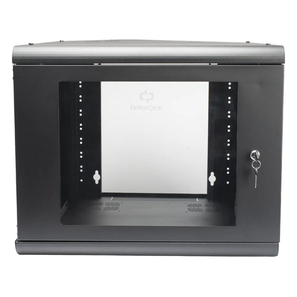 Gabinete de Pared 9U de 635 mm de Profundidad, Rack de 19 in en Acero Reforzado: Compacto y Resistente para Soluciones Profesionales – vista 3