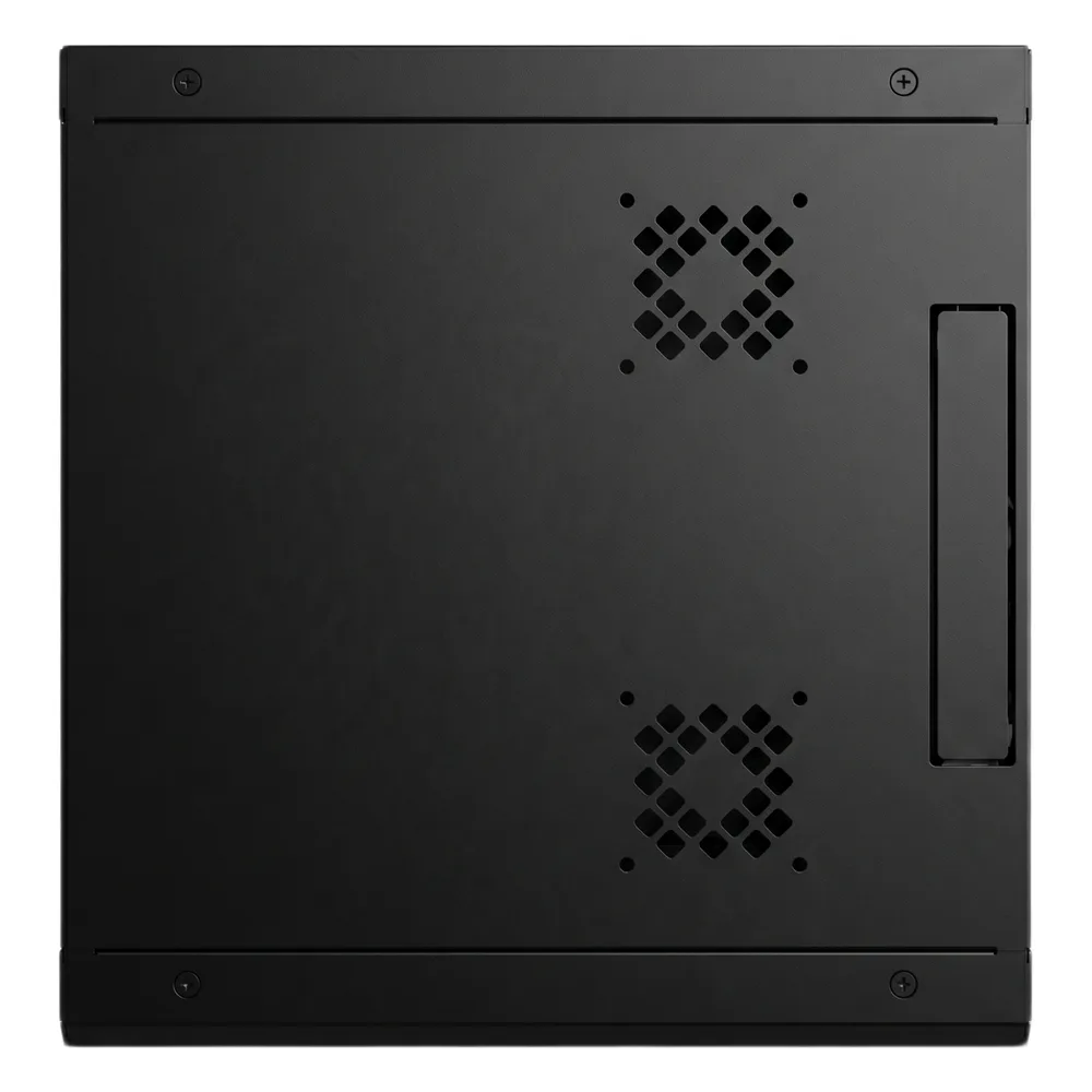 Gabinete de Pared con Puerta de Cristal Templado, 635mm de Profundidad, 6U Rack de 19 in, Acero Reforzado – vista 3