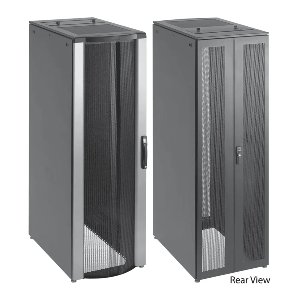 Gabinete de Telecomunicaciones de 45 UR ProLine FloTek, 606 mm de Ancho, 899 mm de Profundidad, Color Negro