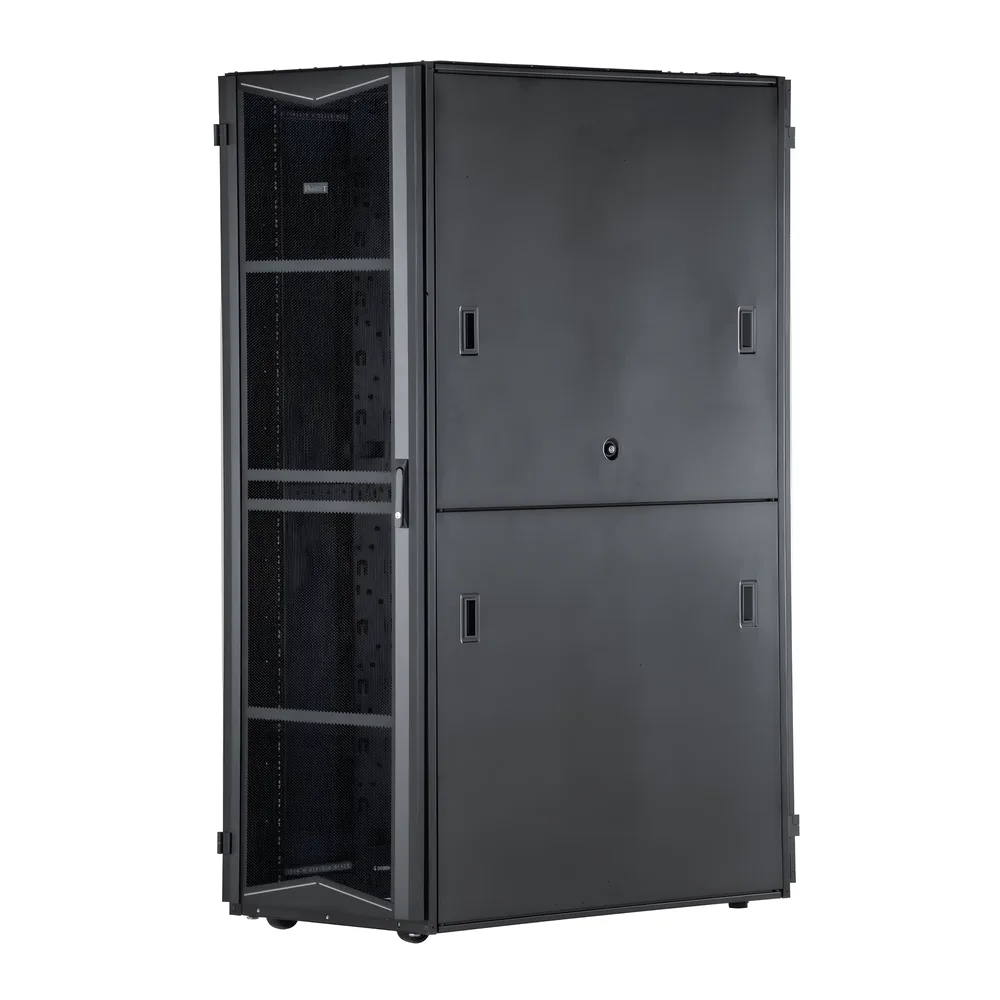 Gabinete FlexFusion para Centros de Datos, 45 UR, 800 mm de Ancho, 1070 mm de Profundidad, Fabricado en Acero, Color Negro
