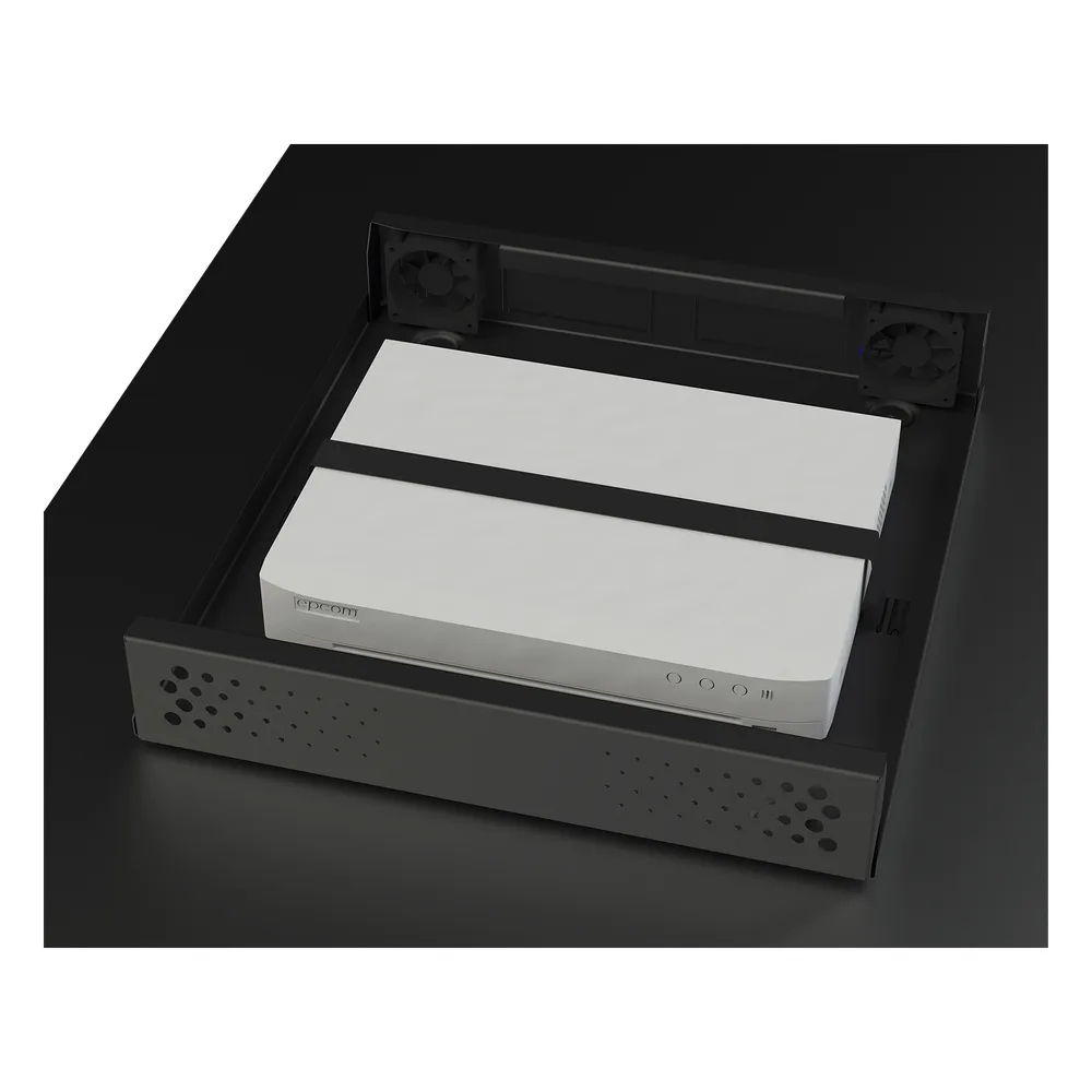 Gabinete Metálico de Seguridad para DVR/NVR, Ancho 396 mm x 78 mm de Alto x – vista 3
