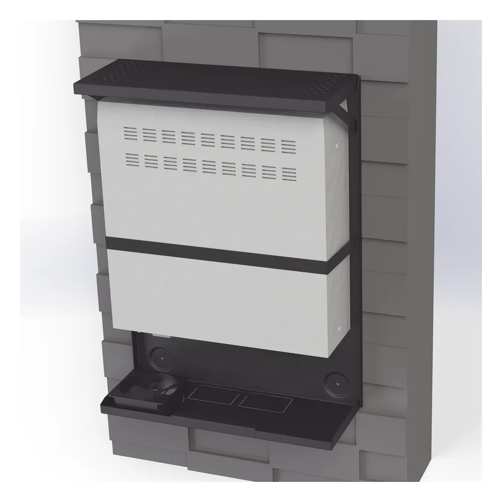 Gabinete Metálico para DVR/NVR con Chapa y llave. – vista 3