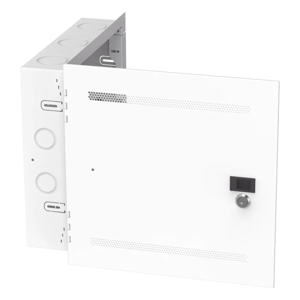 Gabinete Multipropósito de Montaje en Pared, de 14 in de Altura, Con Puerta Reversible, Fabricado en Acero, Color Blanco – vista 4