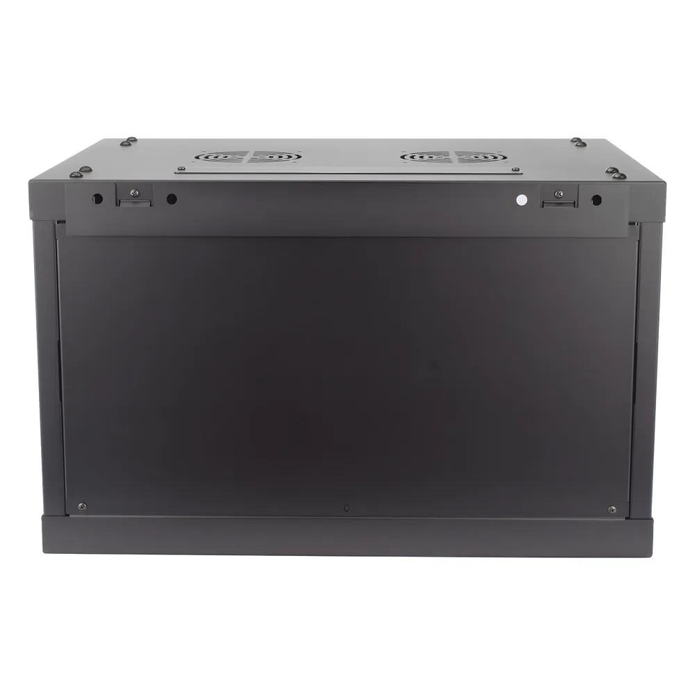 Gabinete para Montaje en Pared - Piso / Puerta de Cristal Templado / Cuerpo Fijo / 6 Unidades de Rack / 19" / Fabricado en Acero – vista 4