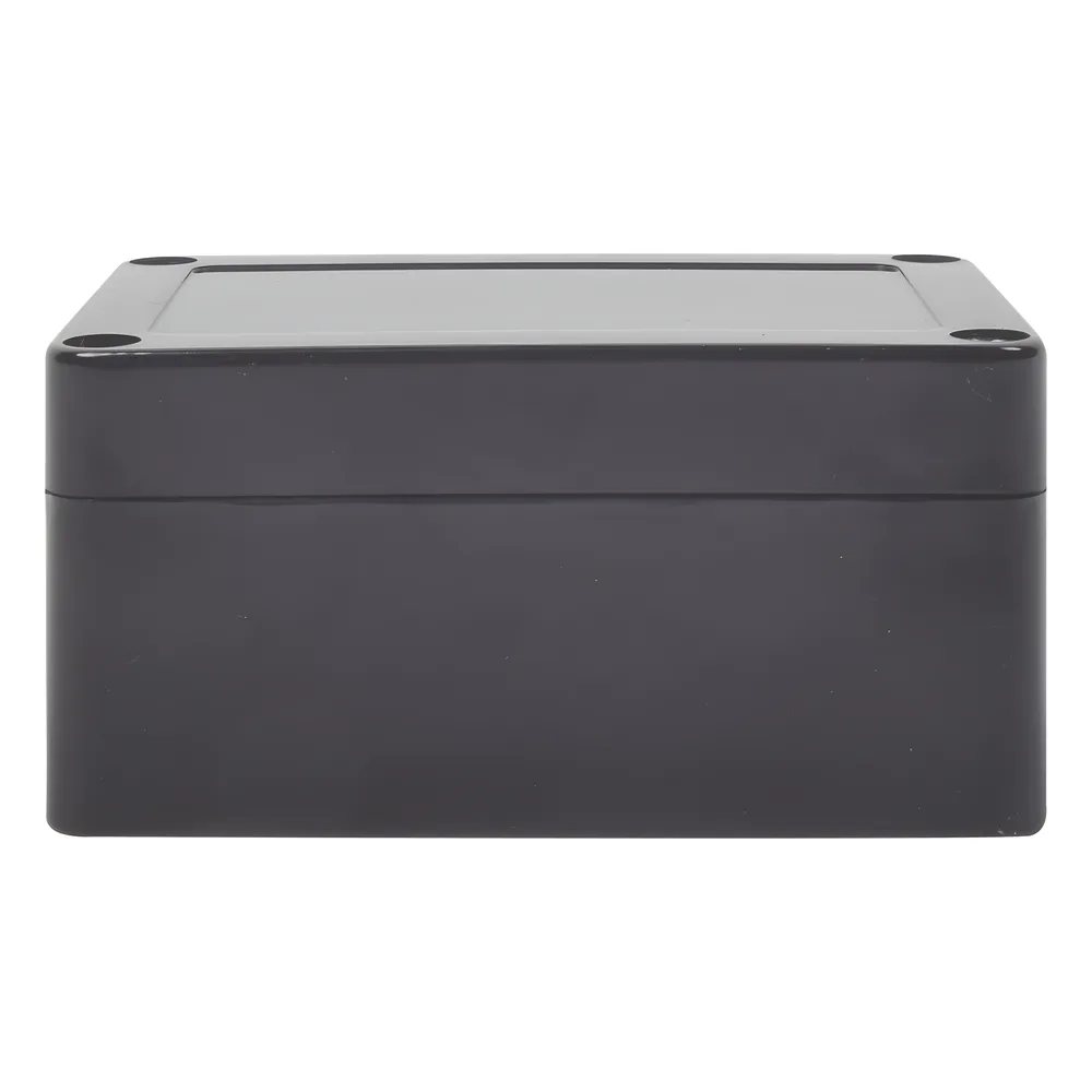 Gabinete Plástico Negro para Exterior (IP65) de 100 x 68 x 50 mm Cierre por Tornillos. – vista 2