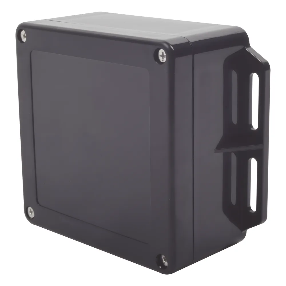 Gabinete Plástico Negro para Exterior (IP65) de 120 x 120 x 60 mm Cierre por Tornillos. – vista 3