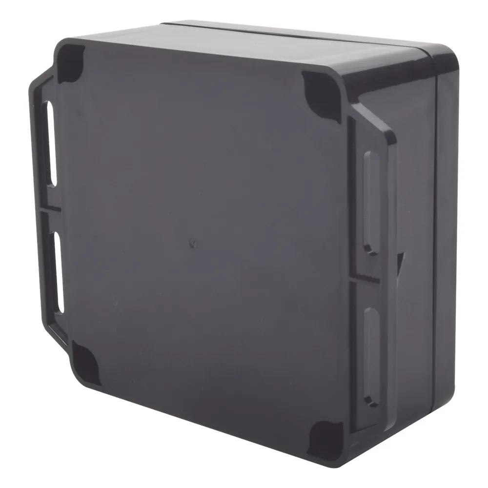 Gabinete Plástico Negro para Exterior (IP65) de 120 x 120 x 60 mm Cierre por Tornillos. – vista 4