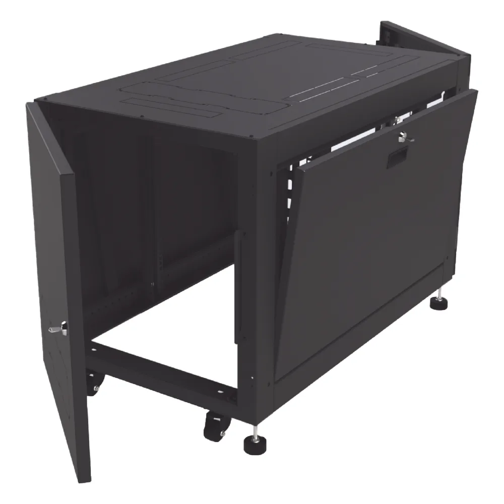 Gabinete Profesional de Piso para Telecomunicaciones de 12UR, 1000 mm Profundidad, Se envía el Gabinete armado. – vista 15