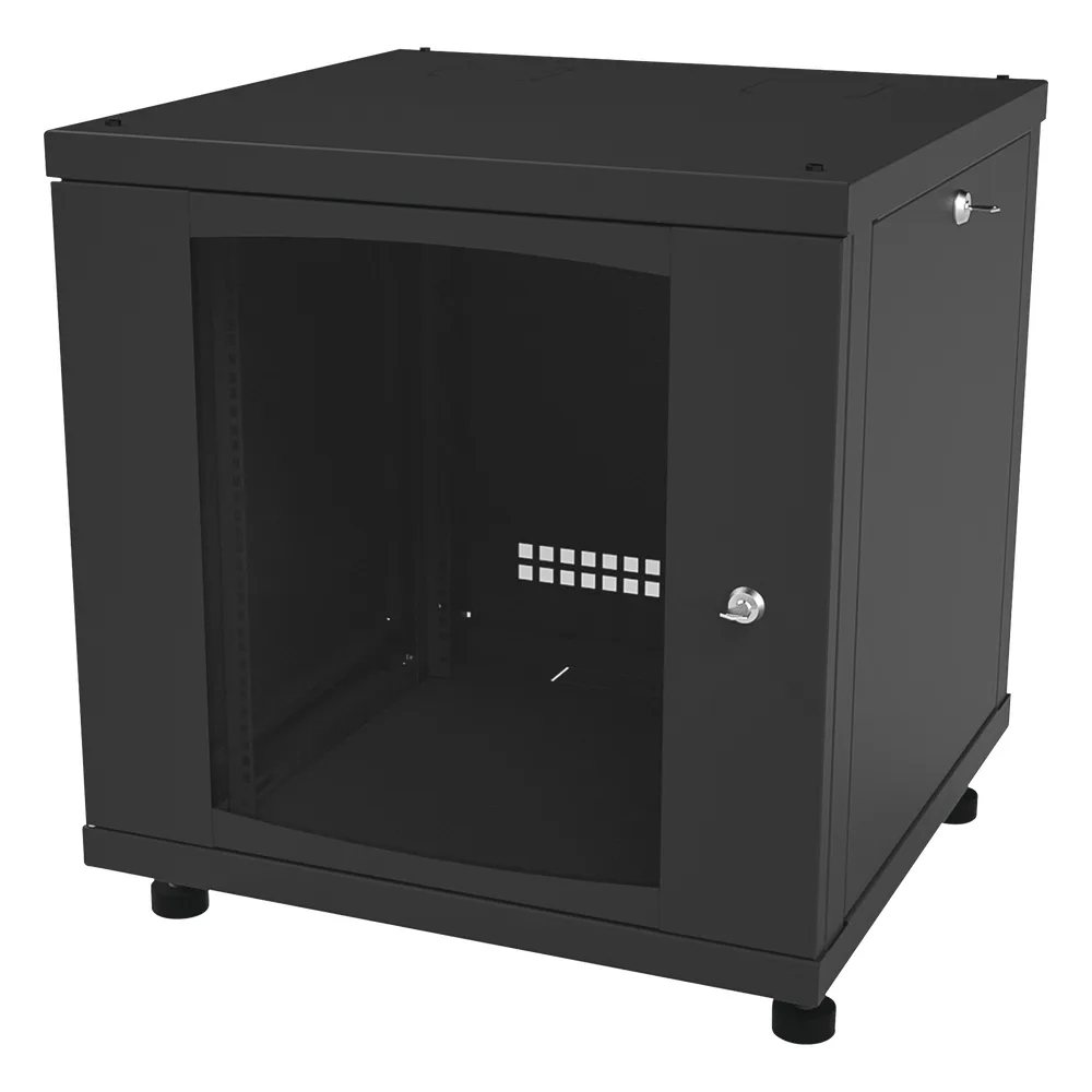 Gabinete Profesional para Telecomunicaciones de 12UR, 638 mm Profundidad.