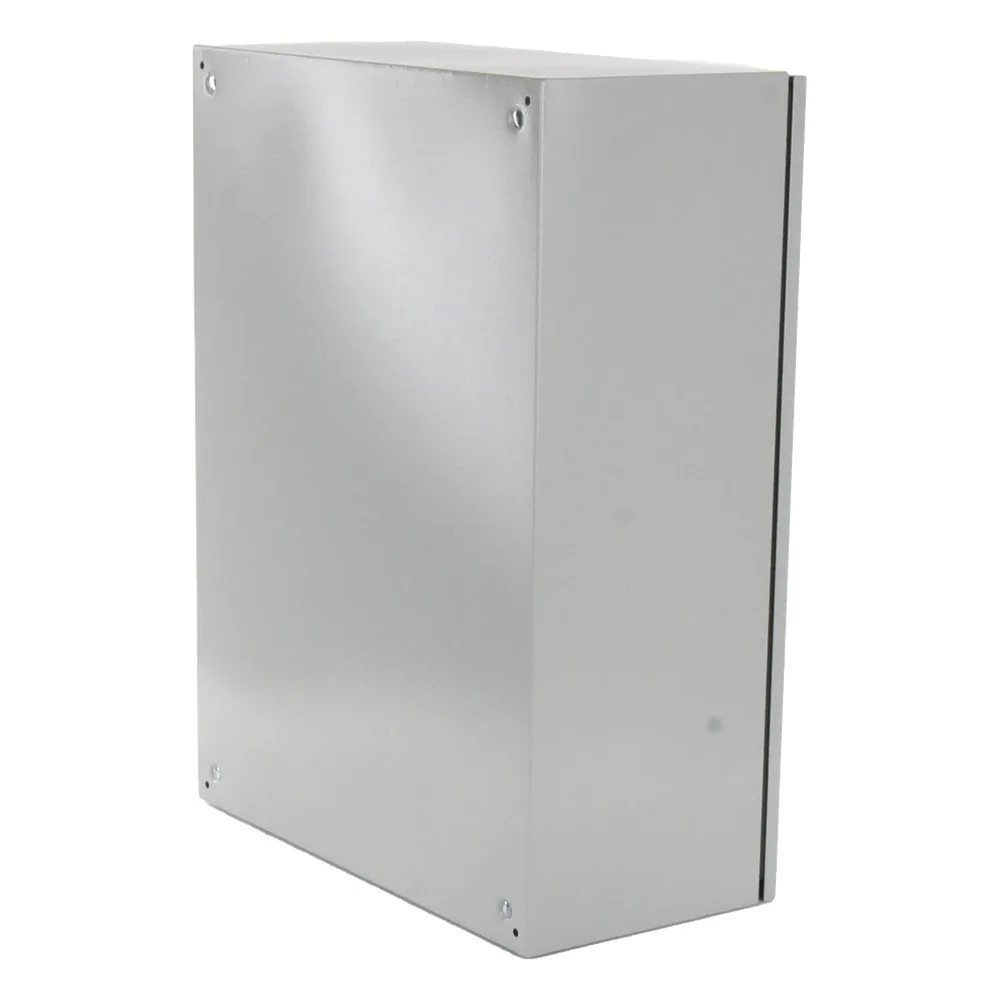 Gabinete Ventilado de Acero IP55 Uso en Exterior (600 x 800 x 300 mm) con Placa Trasera Interior Metálica y Compuerta Inferior Atornillable. Incluye Ventilador, Ventilas, filtros, Chapas y Llave T. – vista 2