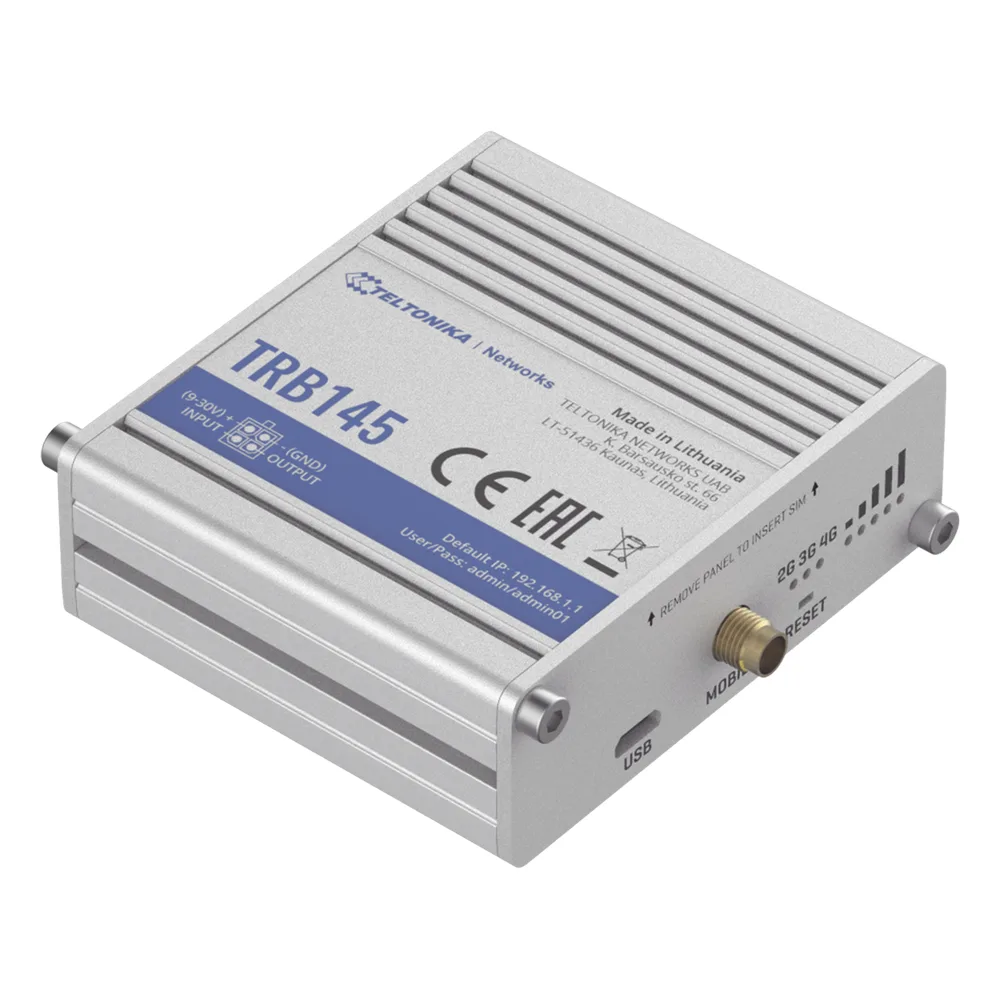 Gateway Industrial LTE 4G, con 1 puerto RS485 – vista 2