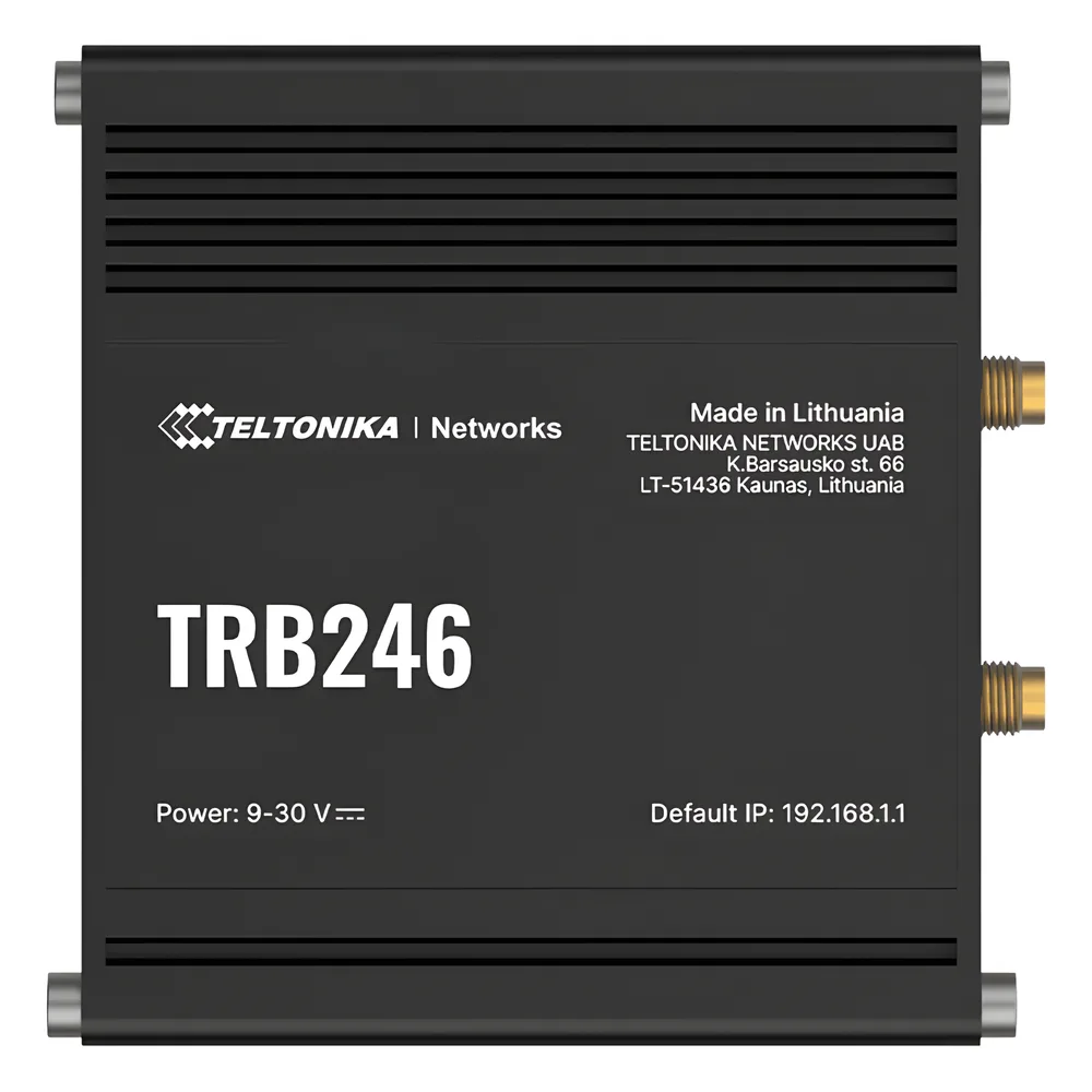 Gateway IoT Industrial/ Doble SIM 4G/ conexión RS232-RS485/ 1 Puerto configurable LAN-WAN – vista 2