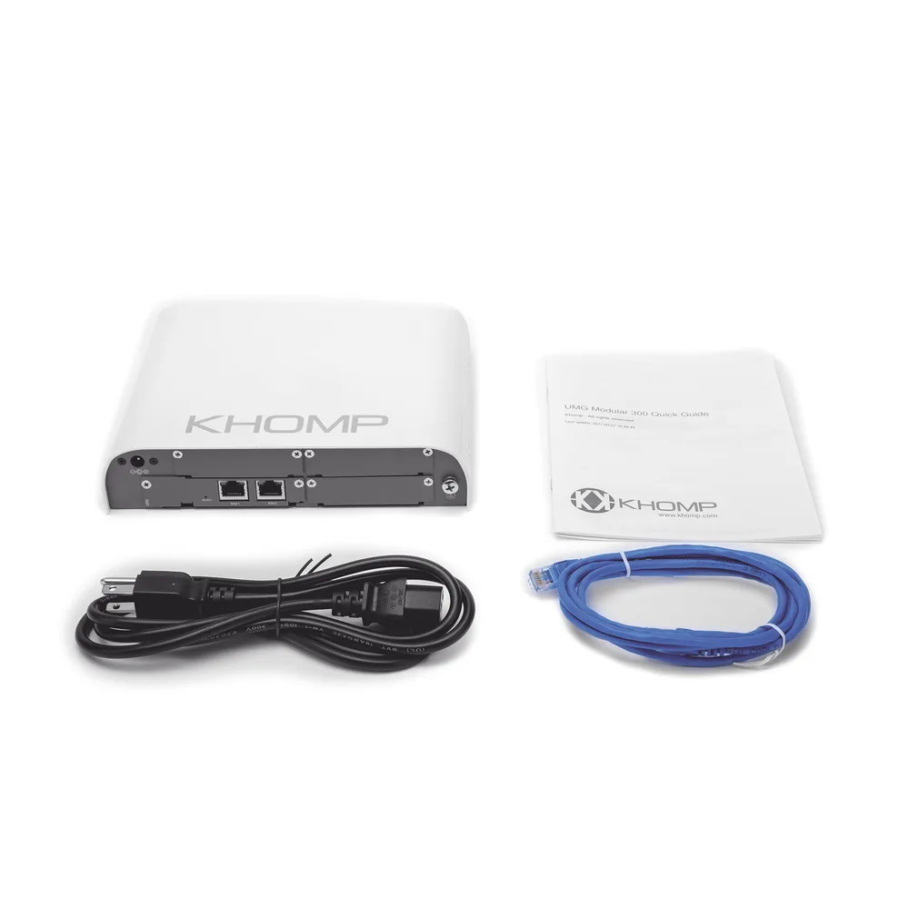 Gateway UMG 300 Modular con 3 ranuras para módulos o tarjetas de E1, GSM 2G y 3G, FXS y/o FXO, hasta 46 canales – vista 6