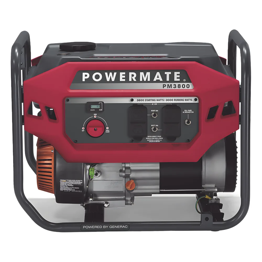 Generador Inversor Portátil a Gasolina, 3 kW, 120Vac, Arranque Manual