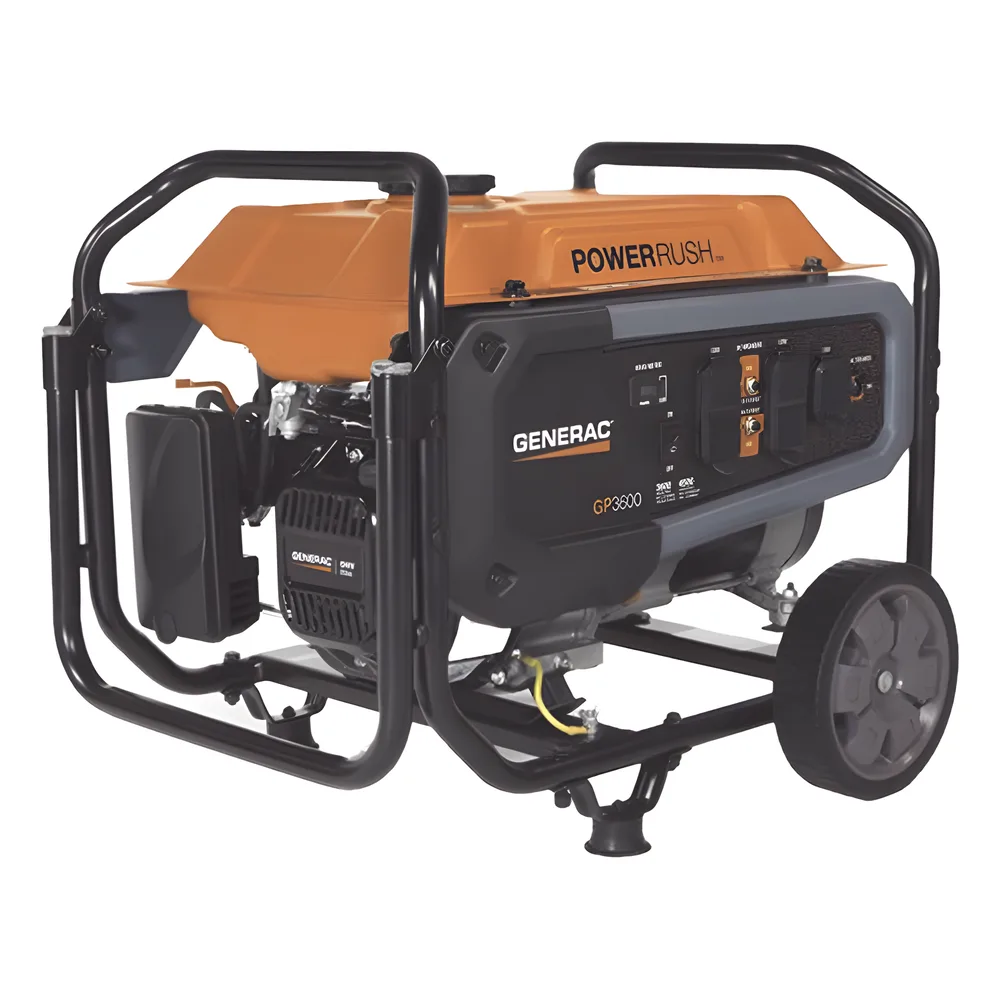 Generador Portátil a Gasolina, 3.6 kW, 120Vca, Arranque Manual – vista 2