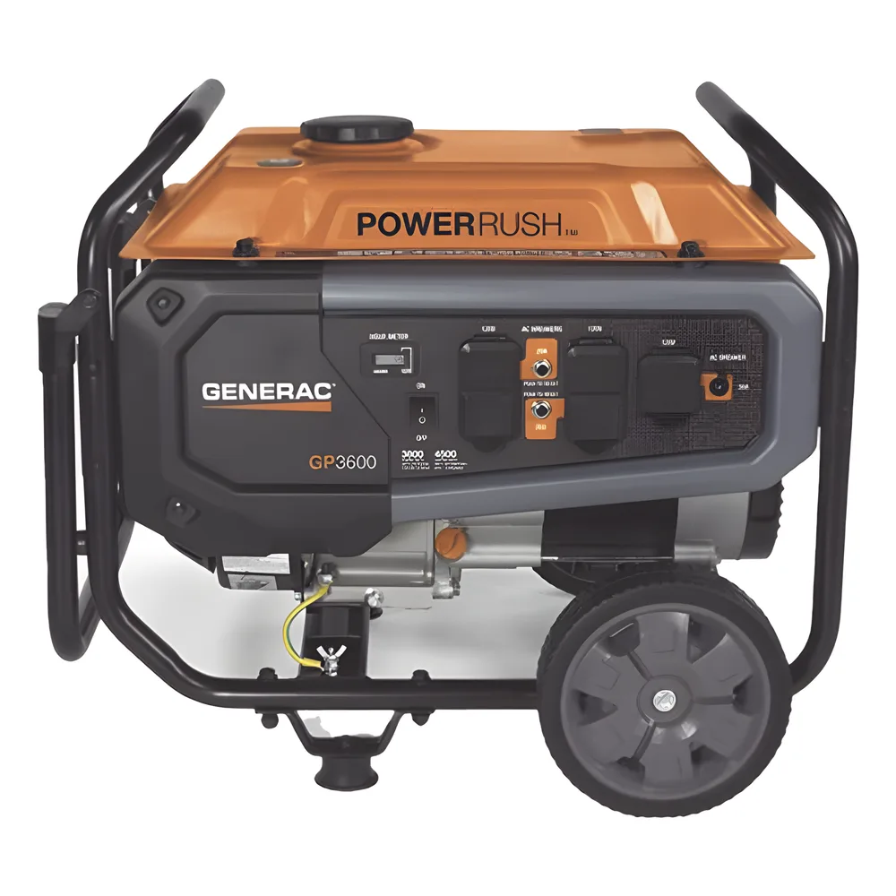 Generador Portátil a Gasolina, 3.6 kW, 120Vca, Arranque Manual – vista 3