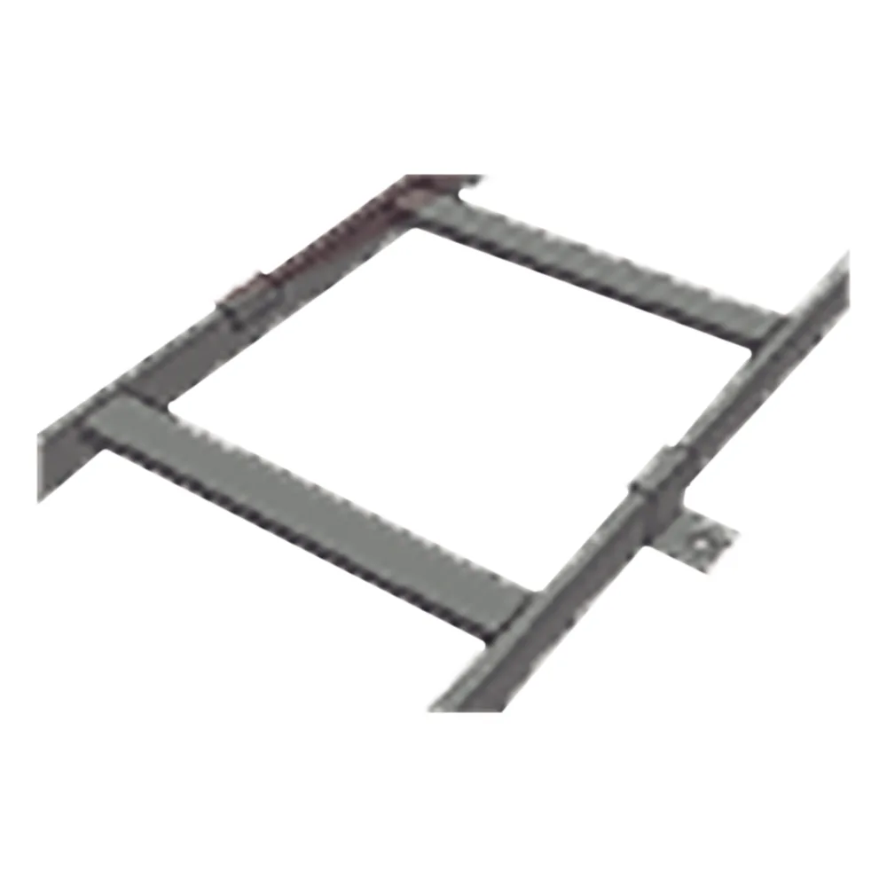 Grapa de Fijación para Escalera Tubular de 1.5" de Peralte y 12" de Ancho, Acabado con Pintura Epóxica Color Negro, Ideal para la Sujeción Segura de la Escalera Tubular a la Estructura – vista 2
