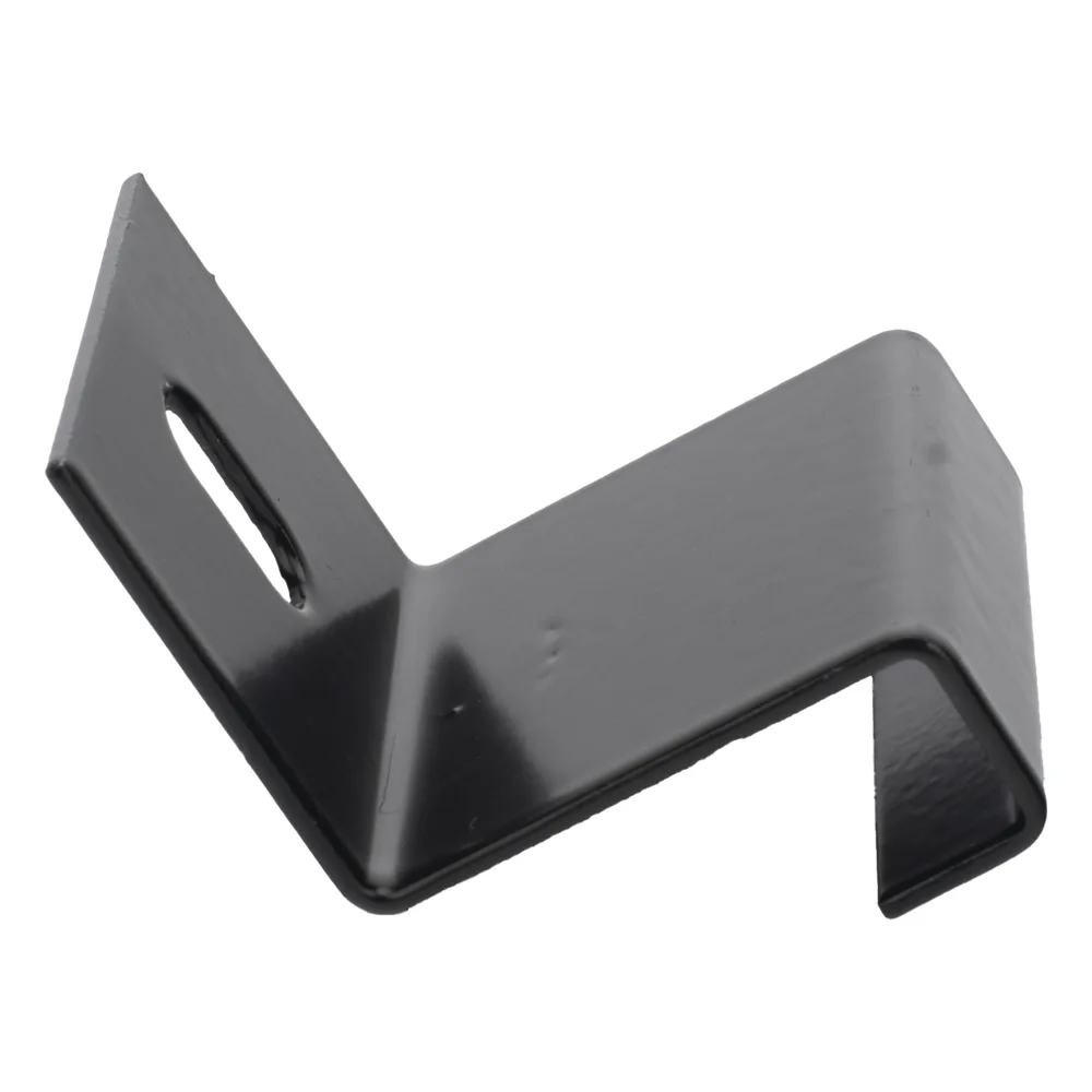 Grapa de Fijación para Escalera Tubular de 1.5" de Peralte y 12" de Ancho, Acabado con Pintura Epóxica Color Negro, Ideal para la Sujeción Segura de la Escalera Tubular a la Estructura – vista 4