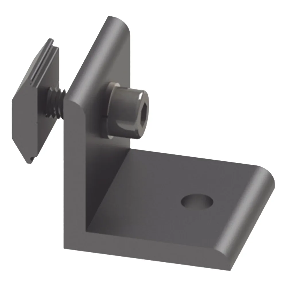 Grupo Conector L de Aluminio Anodizado 6005-T5