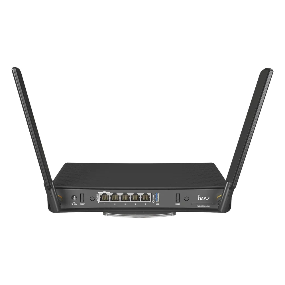 (hAP ax3) Router Wireless 802.3ax, 1 puerto 2.5Gbps, 4 puertos 1Gbps – vista 2
