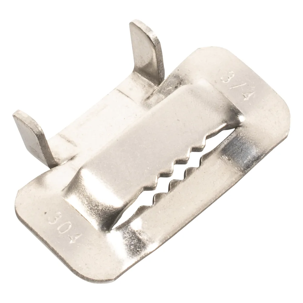 Hebilla de Acero Inoxidable T, 3/4", 100 piezas – vista 3