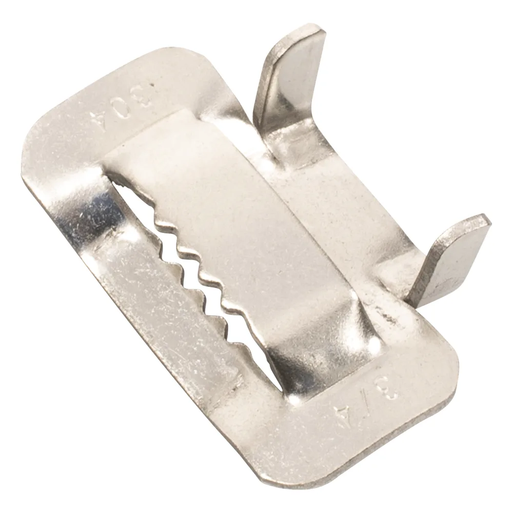 Hebilla de Acero Inoxidable T, 3/4", 100 piezas