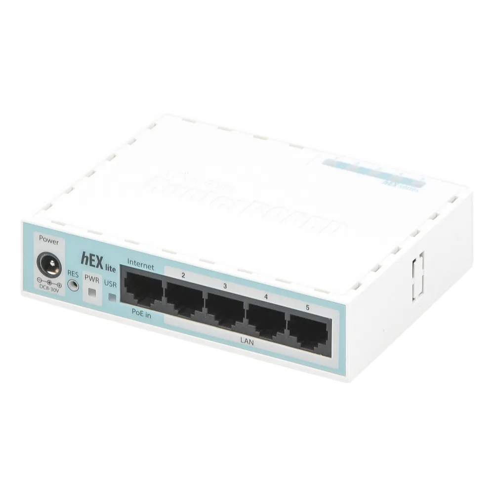 (hEX lite) RouterBoard, 5 Puertos Fast Ethernet