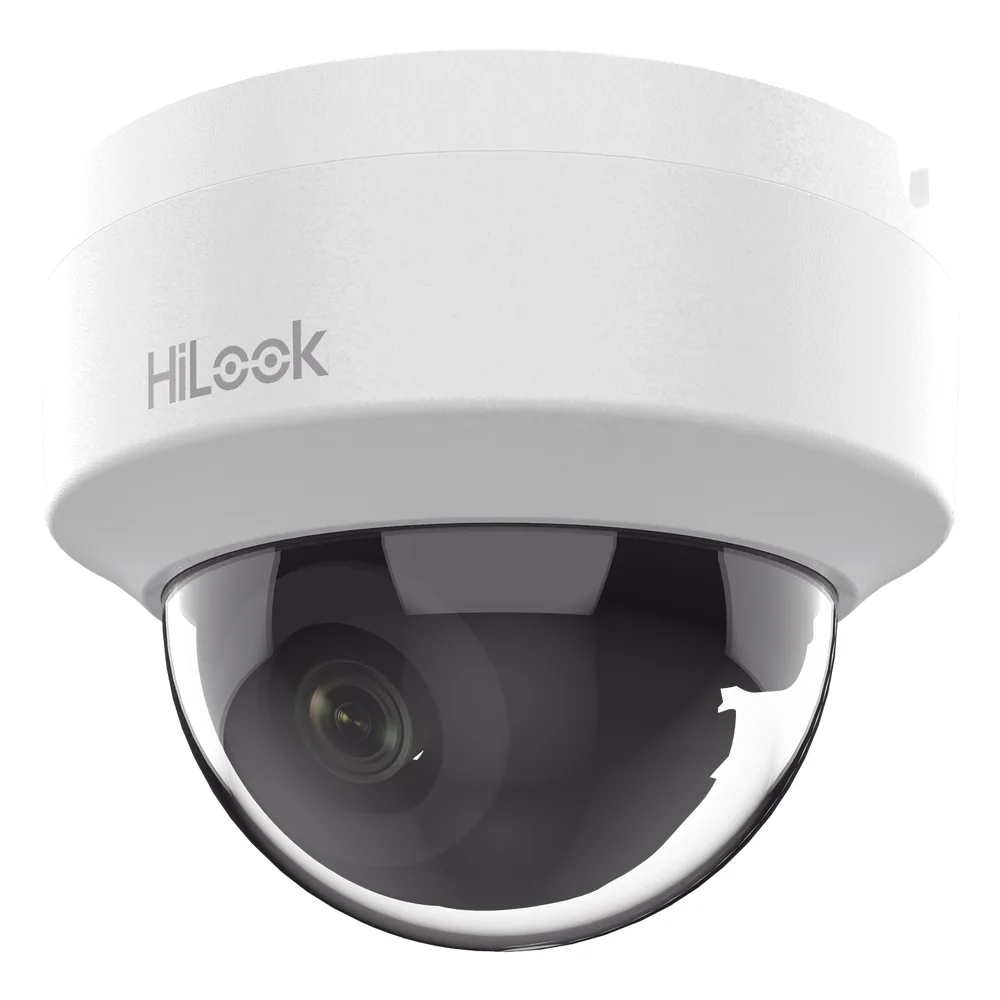 HiLook Series / Domo IP 4 Megapixel  / Lente 2.8 mm (Gran Angular) / 20 mts IR / Interior / PoE / dWDR / H.265+ / ONVIF