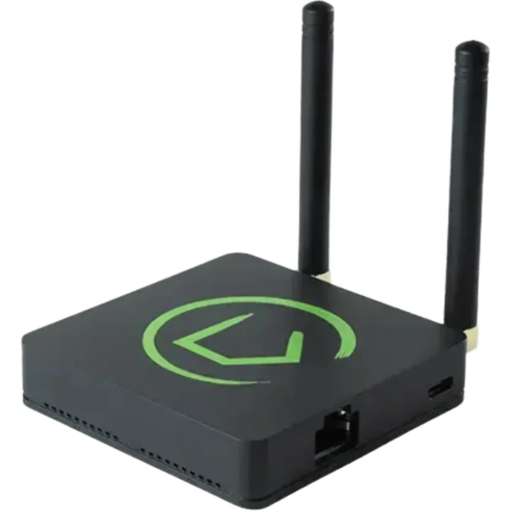 Hub de Domótica Inteligente / CPU Quad-Core Arm Cortex A55 2 GHz / RAM 2 GB LPDDR4 / Almacenamiento 8 GB eMMC / Zigbee + Z-Wave + Wi-Fi 802.11bgn / Ethernet 10/100 Base-T RJ45 / Alimentación USB-C 5V DC / Dimensiones 75 x 75 x 16 mm (2.95 x
