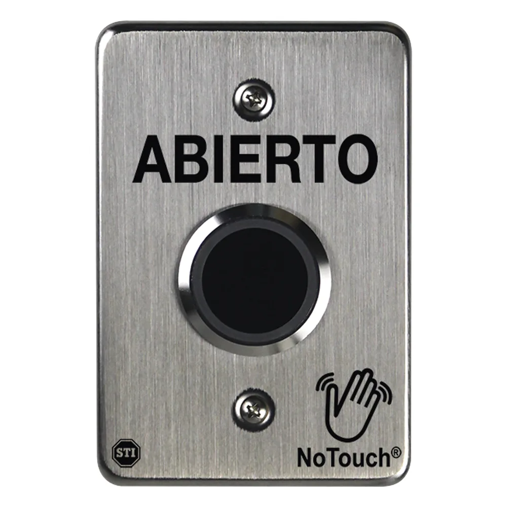 Interruptor IR NoTouch® de Acero Inoxidable, De un solo grupo, ABIERTO – vista 3