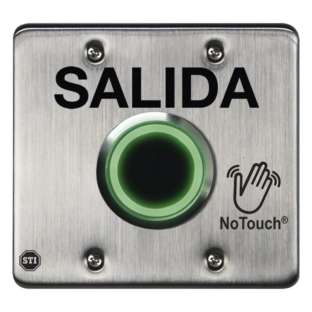 Interruptor IR NoTouch® de Acero Inoxidable, Salida Doble, SALIDA